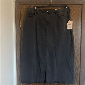 NYDJ Black Maxi Skirt